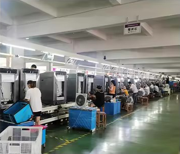 Washing machine assembly line